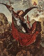 Gerard David Altarpiece of St Michael oil on canvas